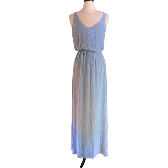Show Me Your Mumu Kendall Sz S NEW Steel Blue SL24 Bridesmaid Lined Maxi Dress - Picture 2 of 9